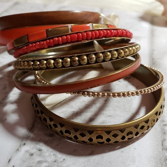 🌷Set of 8 bohemian bangle bracelets - Picture 4 of 5